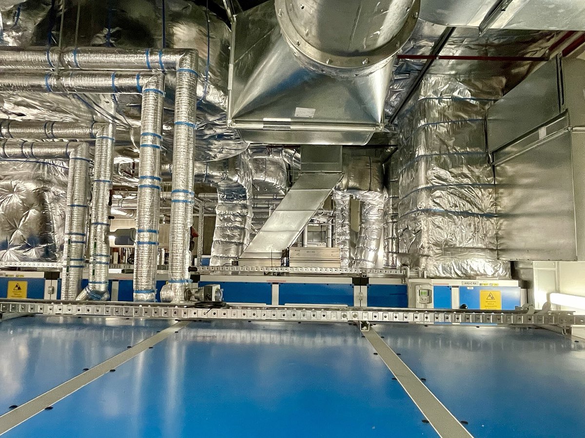 Office fit-out ductwork